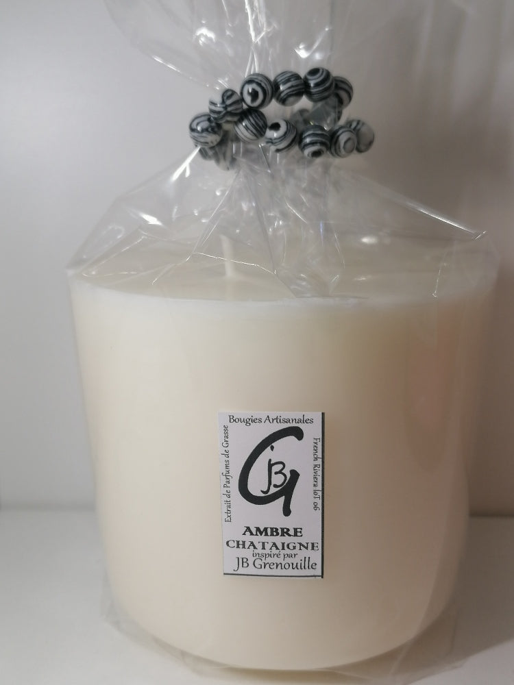 Recharge pour bougie parfumée - Ambre Chataigne, XL