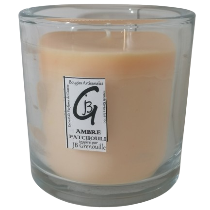 Bougie parfumée Ambre Patchouli - Grande