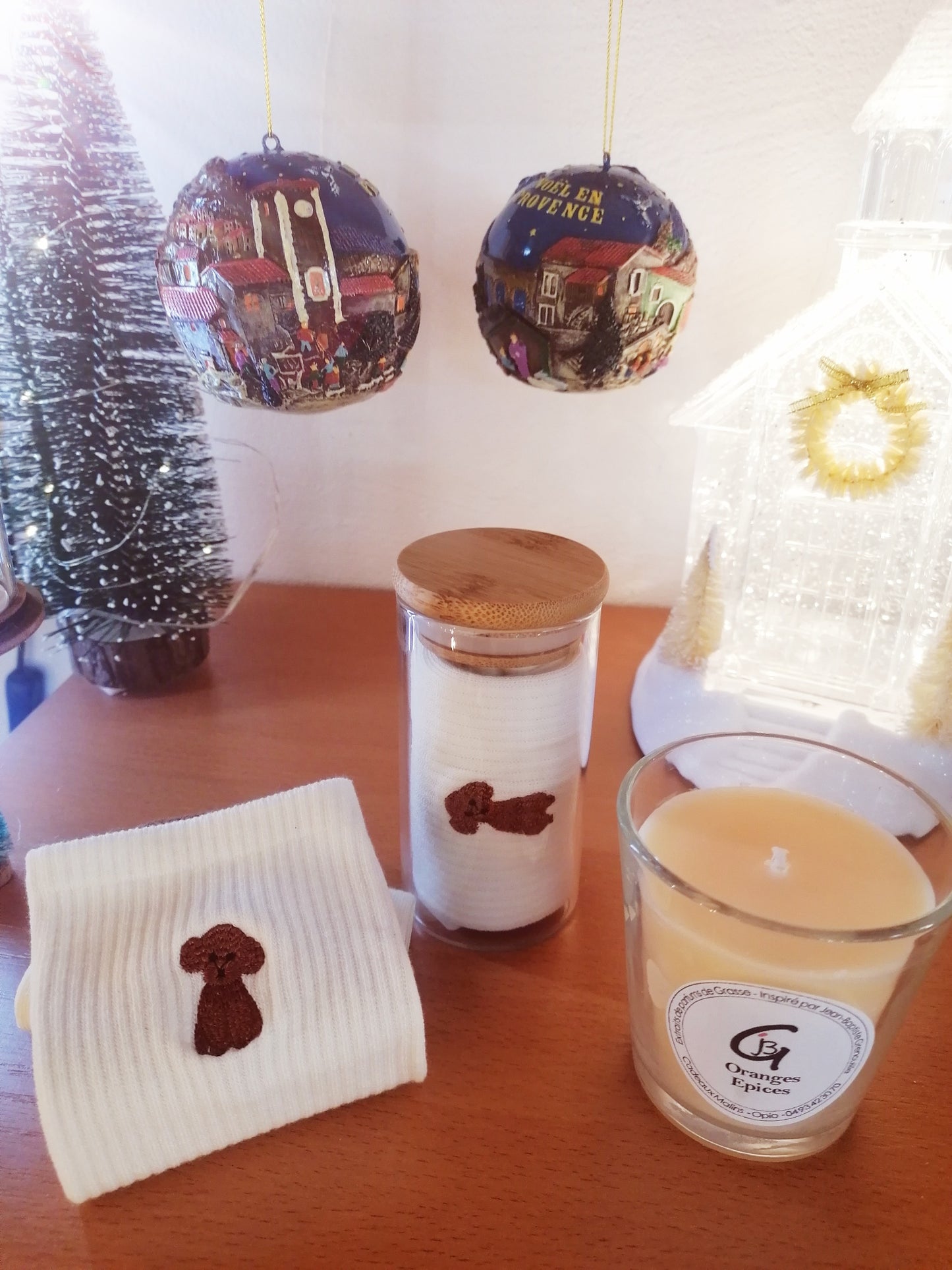 coffret n2 Bougie et Chaussettes