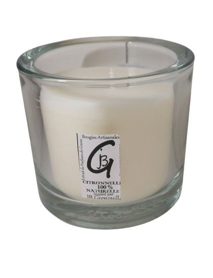 Bougie Parfumée Citronnelle Naturelle - Moyenne