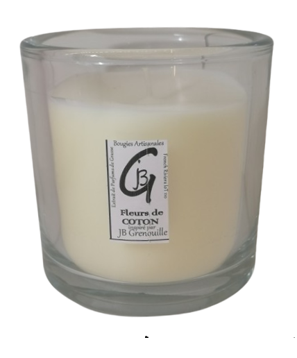 Bougie Parfumée Fleurs de coton - Grande