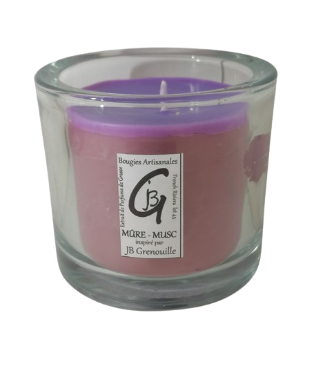 Bougie Parfumée Mûre Musc - Moyenne