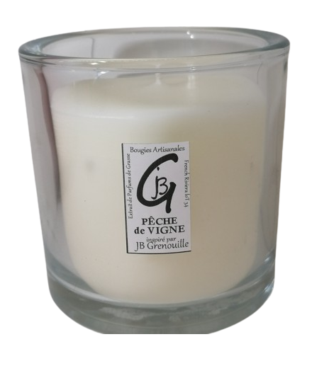 Bougie Parfumée pêche de vigne-Grande