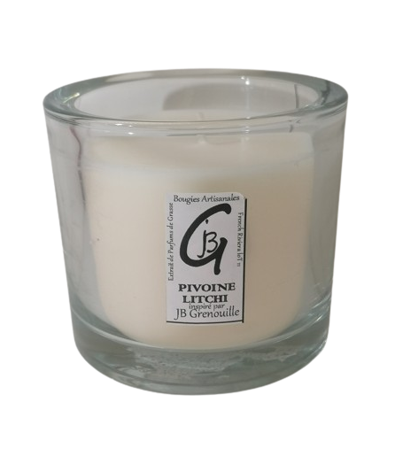 Bougie parfumée Pivoine Litchi - Moyenne