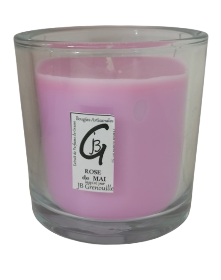 Bougie parfumée Rose de MAI - Grande