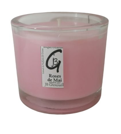 Bougie parfumée Rose de Mai - Moyenne