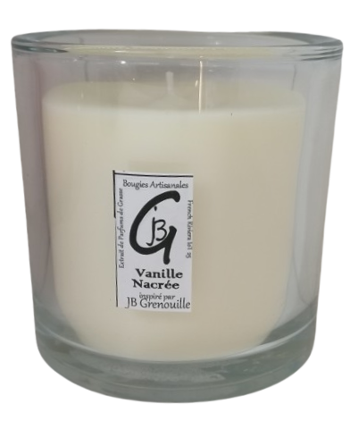 Bougie parfumée Vanille Nacrée - Grande