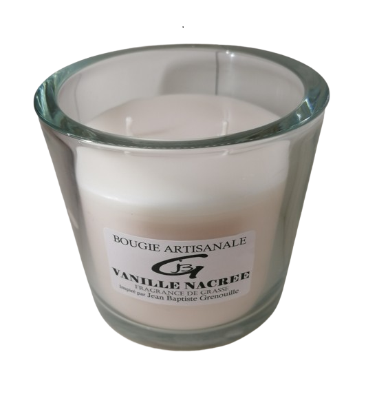Bougie parfumée Vanille Nacrée- XL