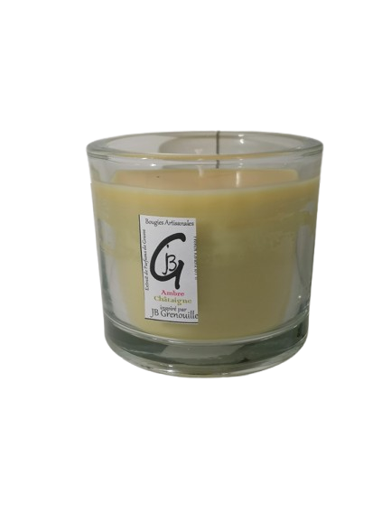 Bougie parfumée Ambre châtaigne - Moyenne