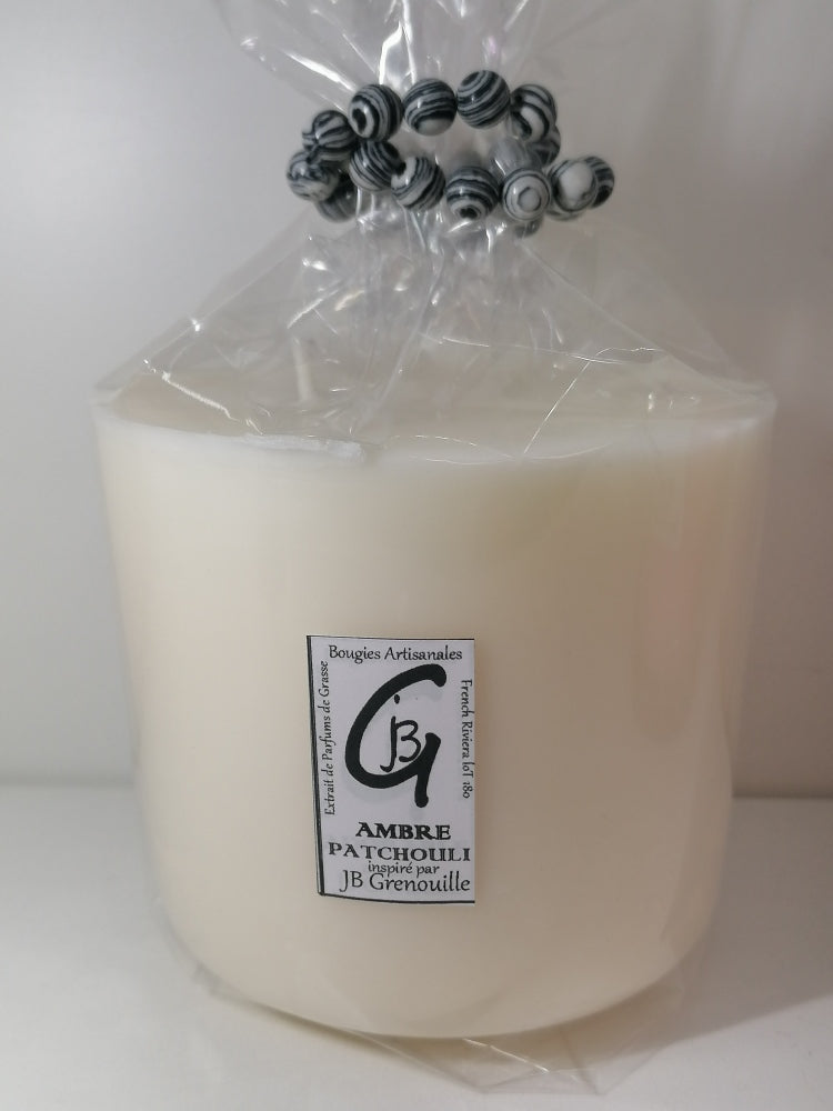 Recharge pour bougie parfumée - Ambre/Patchouli, XL