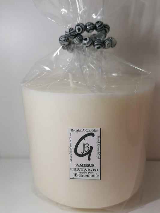 Recharge pour bougie parfumée - Ambre Chataigne, XL