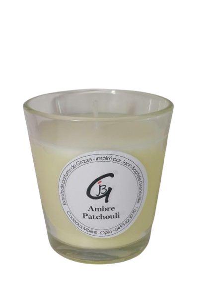 Bougie parfumée Ambre Patchouli  - Petite