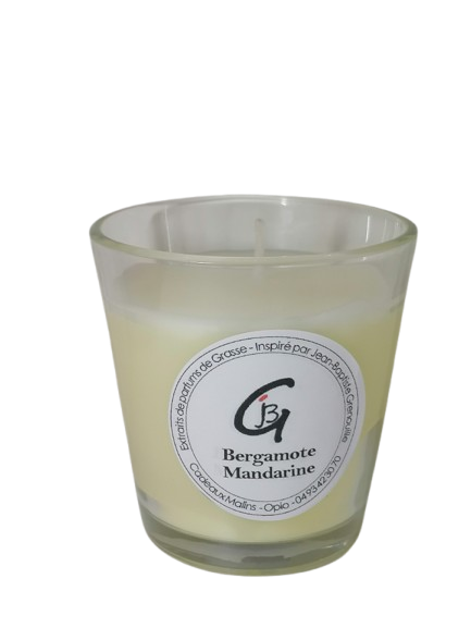 Bougie parfumée  Bergamote mandarine petite