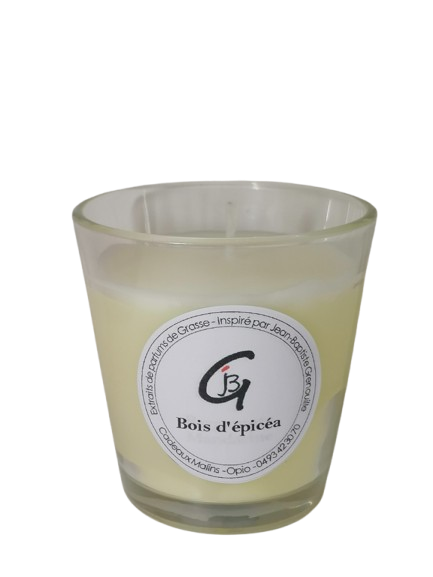 Bougie parfumée Bois d'épicéa - Petite