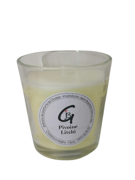 Bougie parfumée Pivoine Litchi - Petite