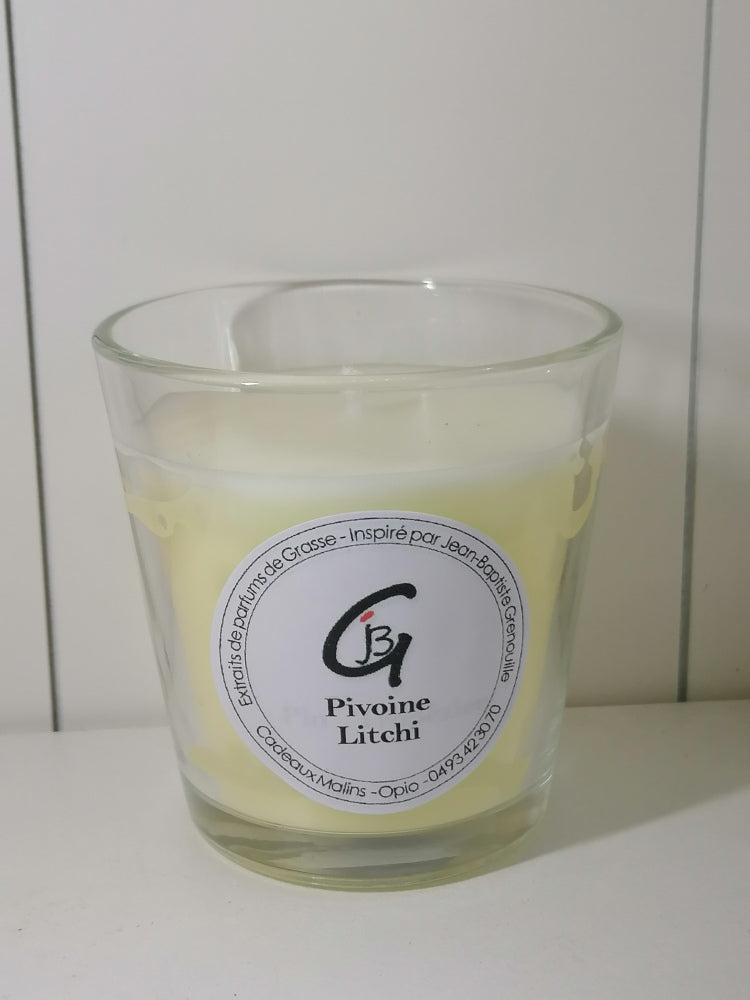 Bougie parfumée Pivoine Litchi - Petite