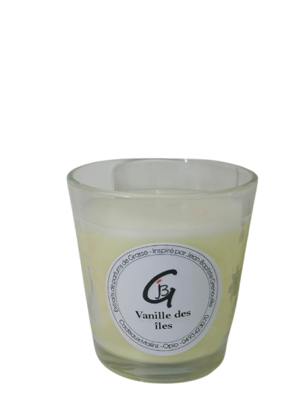 Bougie parfumée Vanille Nacrée  - Petite