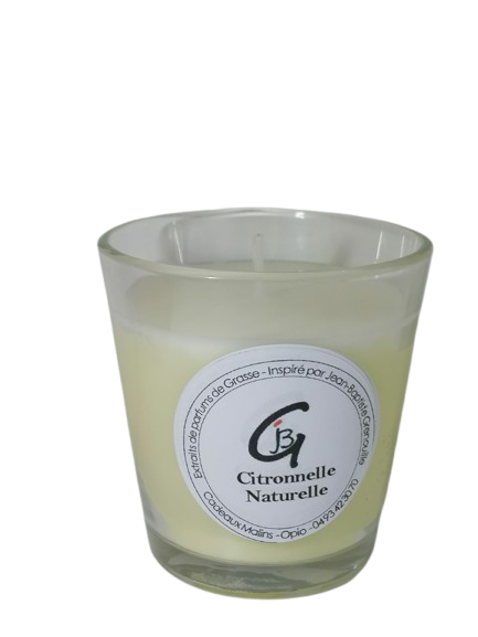 Bougie Parfumée Citronnelle Naturelle  - Petite