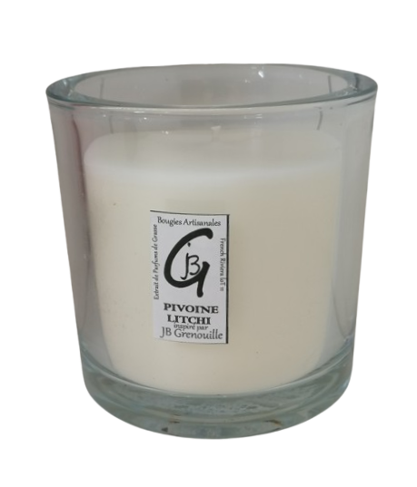 Bougie parfumée Pivoine Litchi - Grande