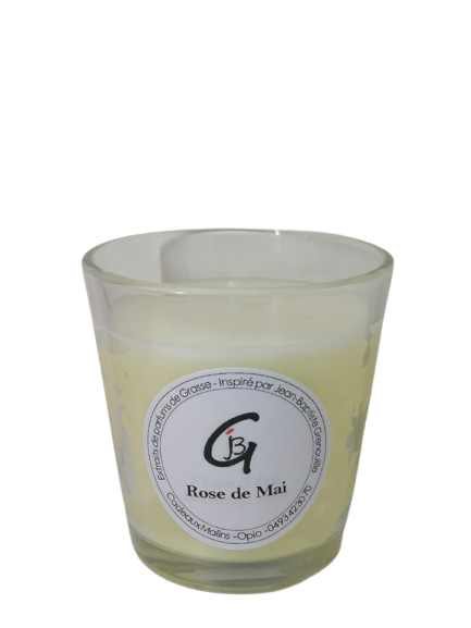 Bougie parfumée Rose de Mai  - Petite