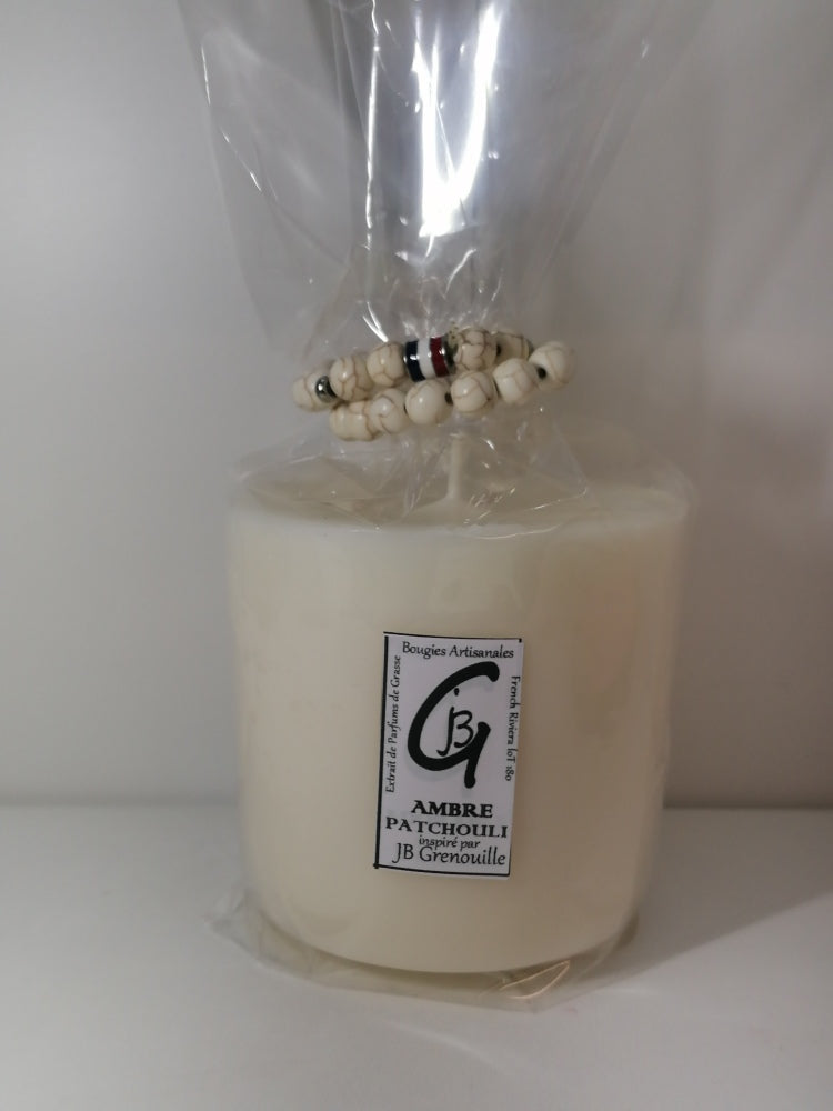 Recharge pour bougie parfumée  - Ambre/Patchouli, Grande