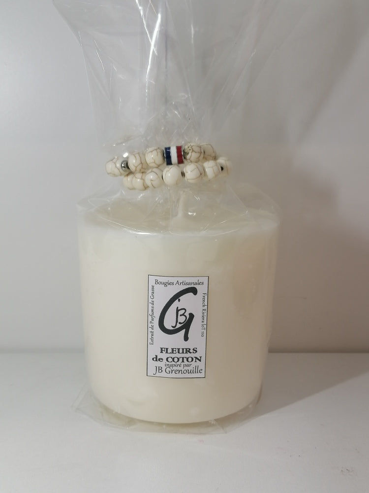Recharge pour bougie parfumée  - Fleurs de Coton, Grande