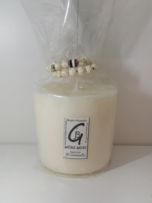 Recharge pour bougie parfumée  - Mûre/Musc, Grande