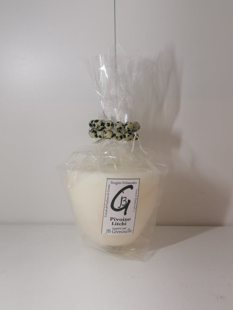 Recharge pour bougie parfumée - Pivoine Litchi, Petite