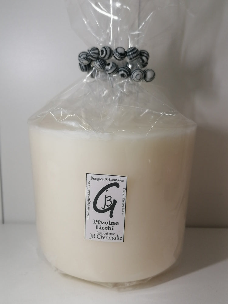 Recharge pour bougie parfumée  - Pivoine Litchi, XL