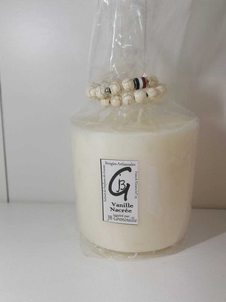 Recharge pour bougie parfumée - Vanille Nacrée, Grande