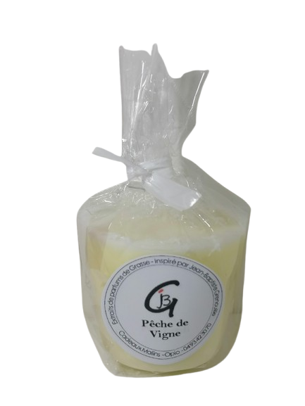 Recharge pour Bougie Parfumée Pêche de vigne - Petite